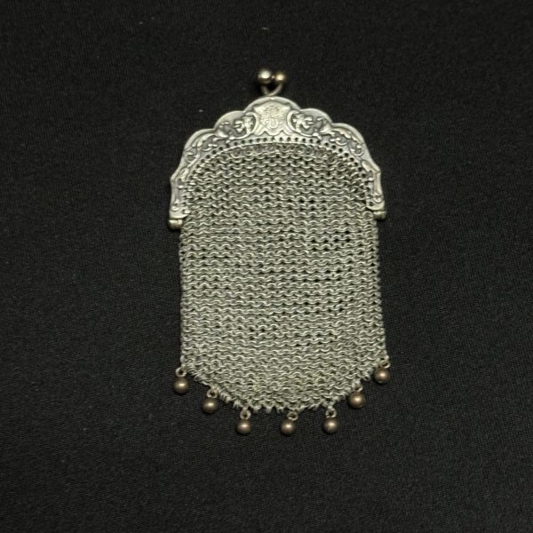 Porte-monnaie bourse à maille en métal