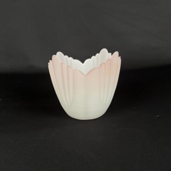 Tulipe abat-jour en verre